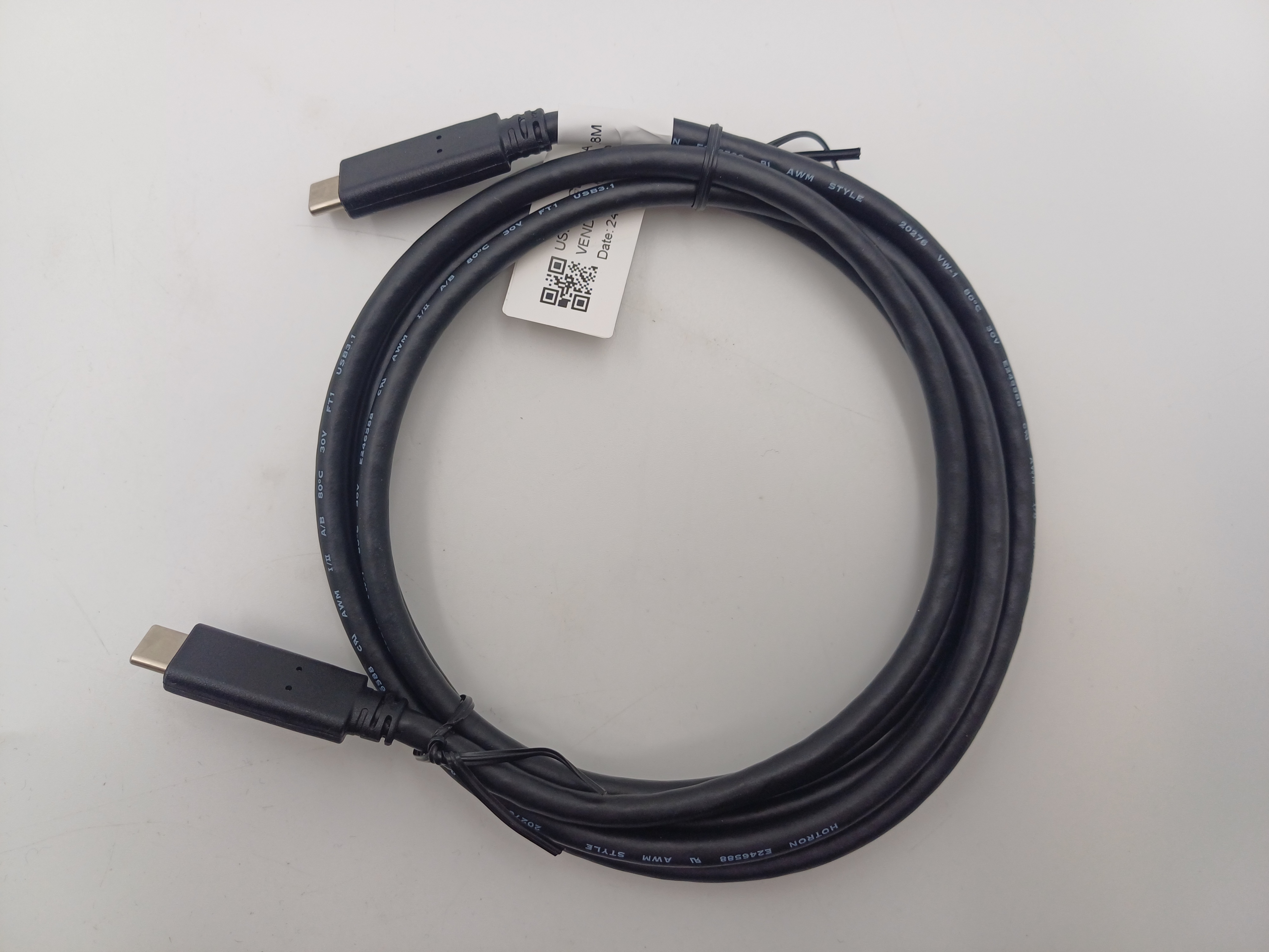 USB-C to USB-C 1.8M 100 stk